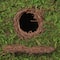 9.5" Decorative Moss Birdhouse by Ashland®